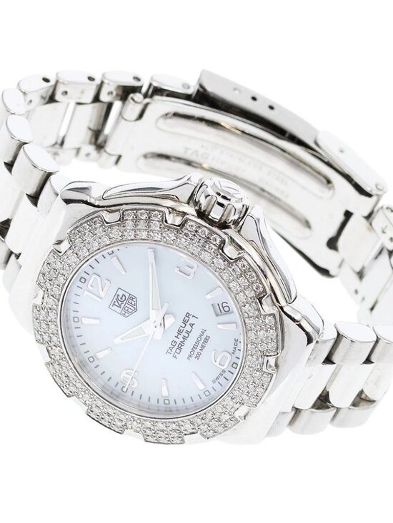TAG Heuer Formula 1 Lady WAC1215-0 Quartz Steel Fair for  TAG HEUER Formula 1 WAC1215-0 date diamond bezel Quartz Ladies Watch_960574